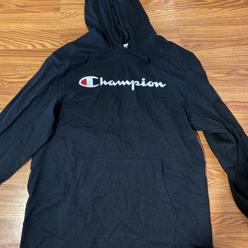 Champion Authentic Athletic Wear Hooded PullOver size Large (FU)